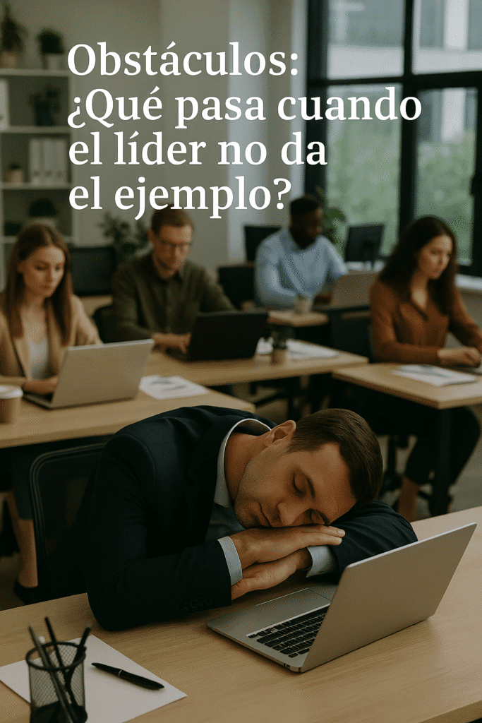 ¿que pasa cuando el lider no da el ejemplo?