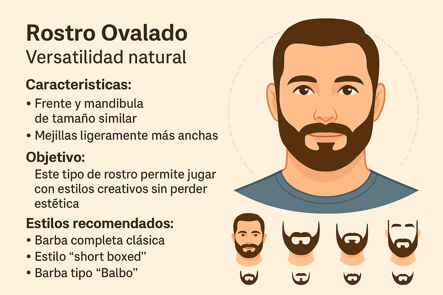 rostro ovalado