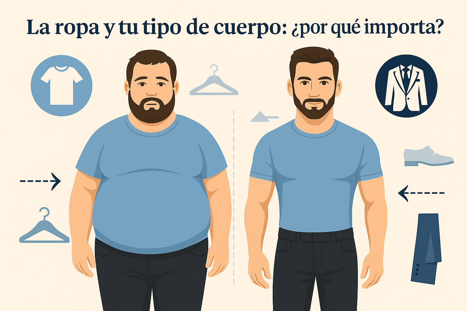 la ropa y tu tipo de cuerpo