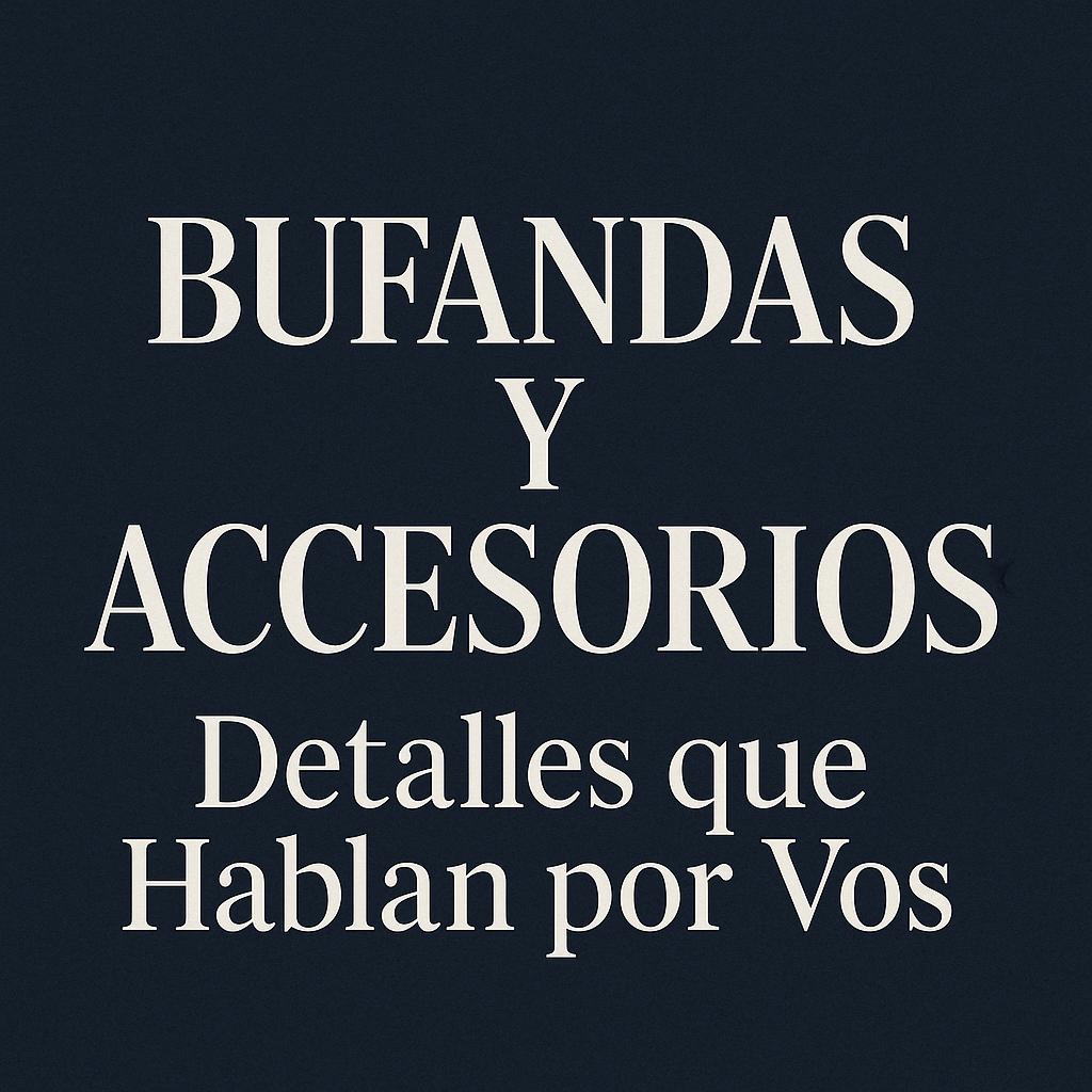 bufandas y accesorios