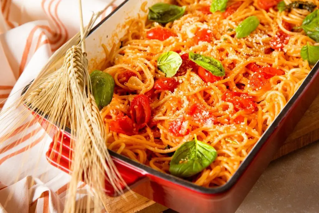 fideos al horno
