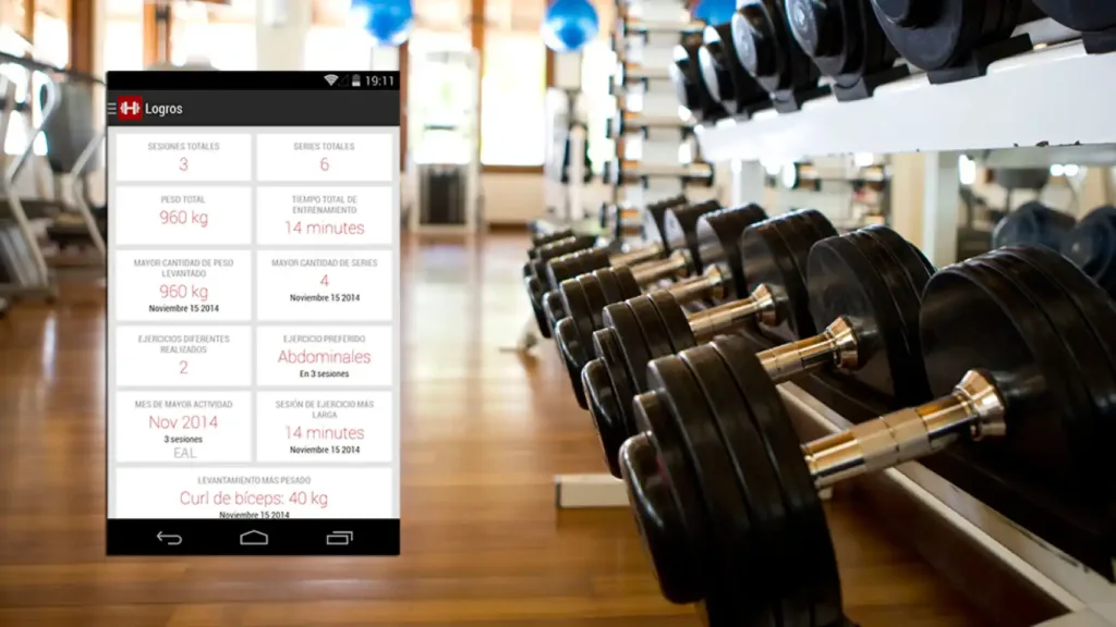 app de gimnasio