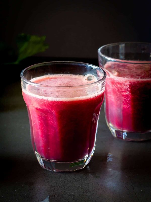 licuado frutos rojos