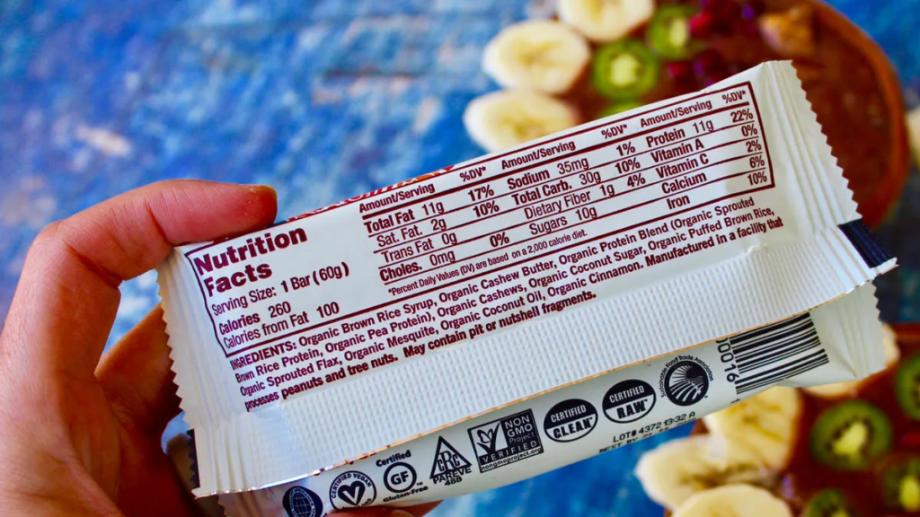 tabla nutritica