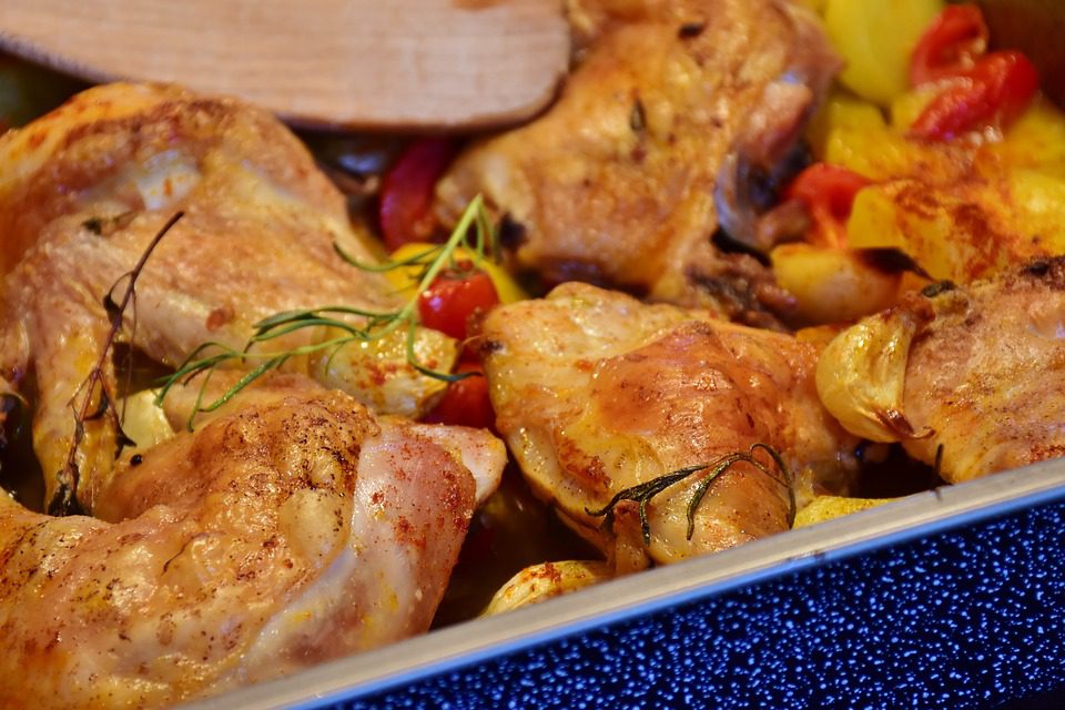 pollo muy rico al horno
